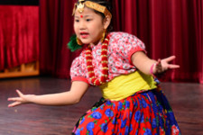 New Year welcomed with children’s dance